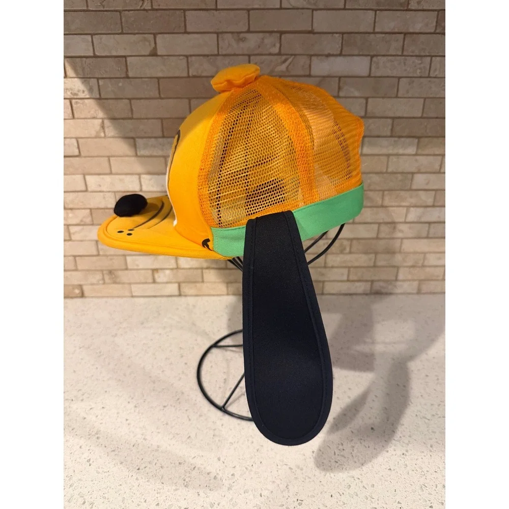 Disney Parks Pluto Ears Hat Adult SnapBack Mesh Trucker Baseball Hat Snap Back